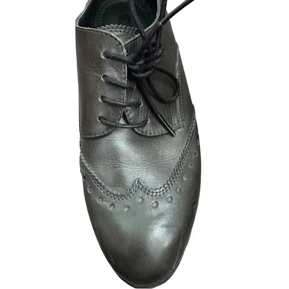 Pikolinos Black Leather Lace Up Formal Dress Oxford Shoes Size 38 (US 7.5) - Picture 7 of 8